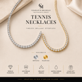 Round Tennis Necklace