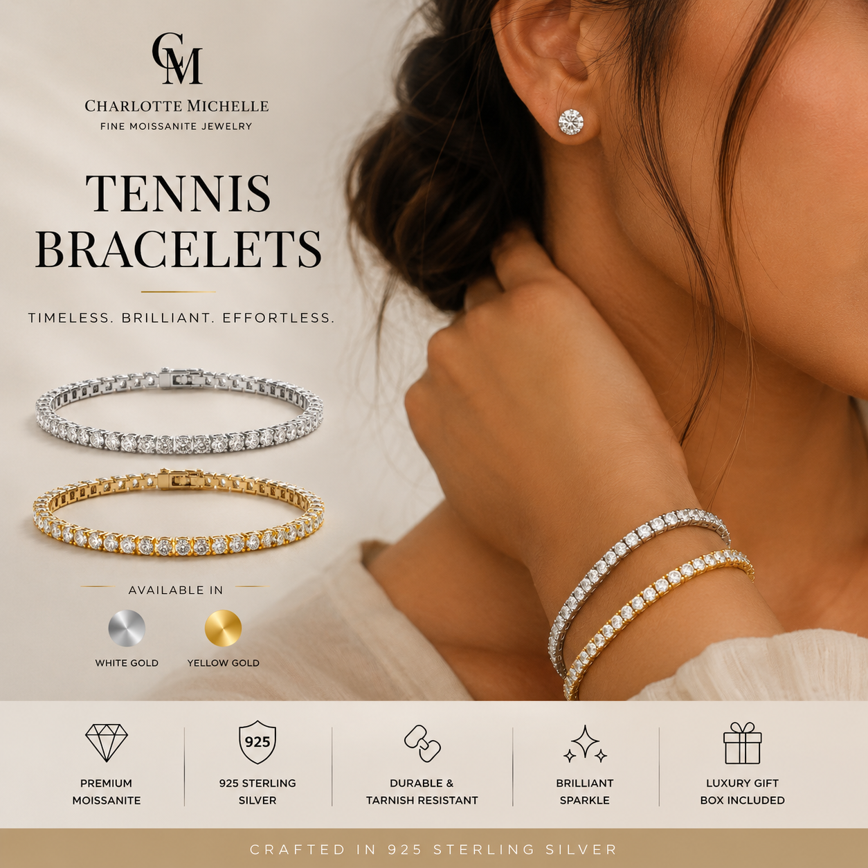 Round Tennis Bracelet