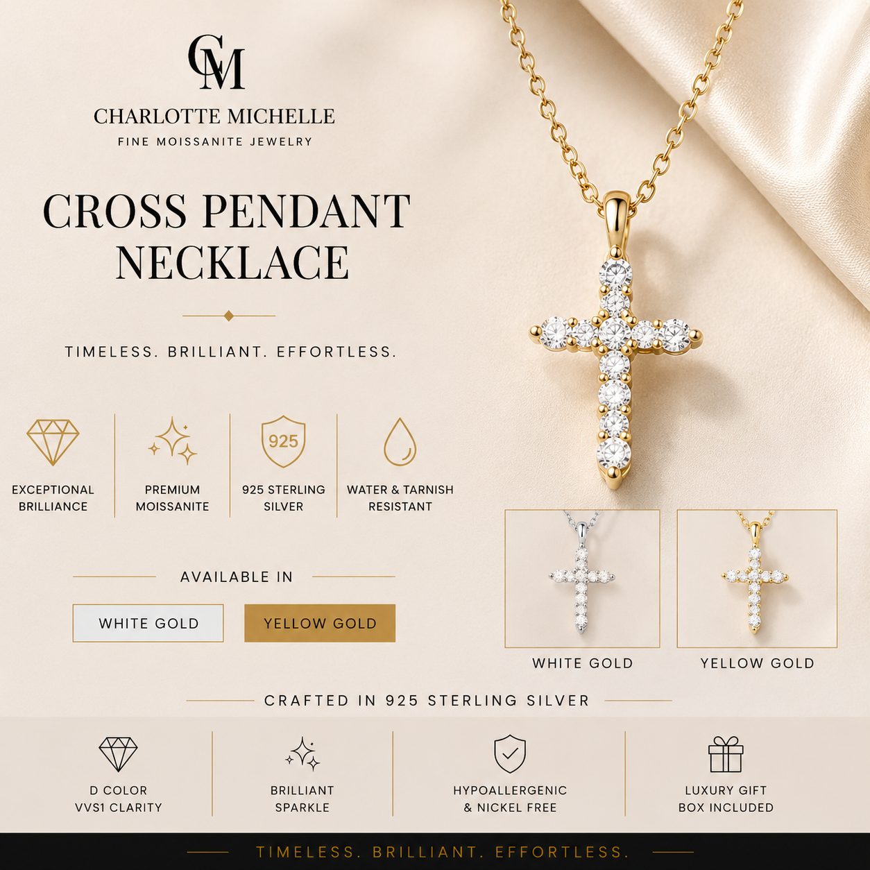 Cross Pendant Necklace