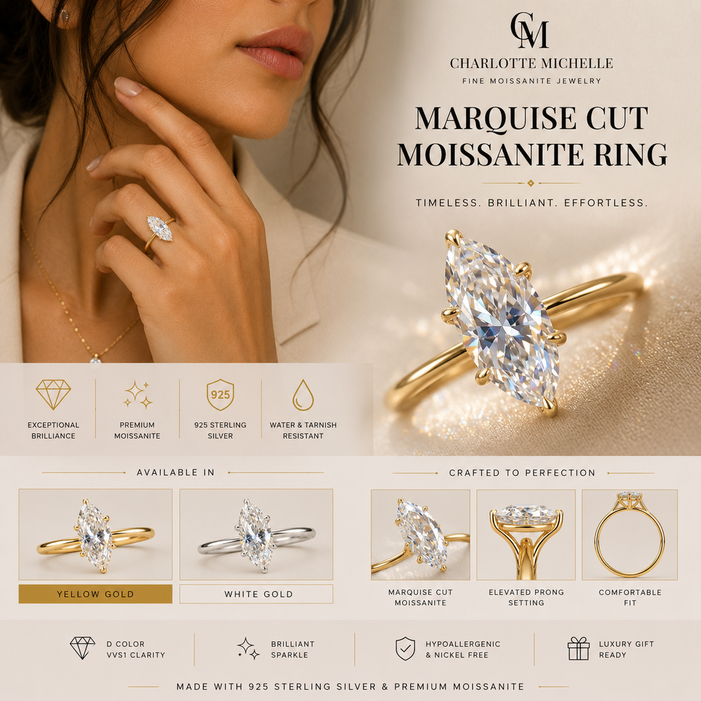 Marquise Cut Solitaire Ring