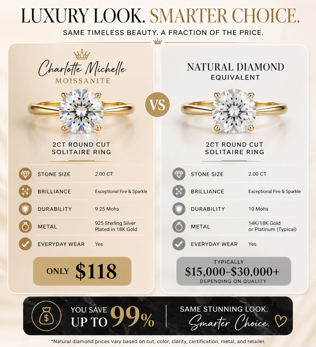 Round Cut Solitaire Ring (4-Prong)